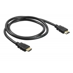 Кабель аудио-видео Buro HDMI 2.0 HDMI (m)/HDMI (m) 1м. Позолоченные контакты черный (BHP HDMI 2.0-1)