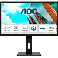 Монитор AOC 31.5" Q32P2 {IPS 2560x1440 75Hz 4ms 178/178 250cd