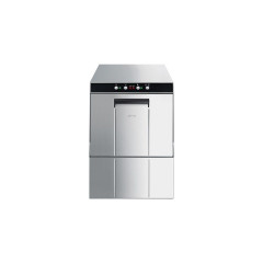 Машина стаканомоечная фронтальная SMEG ECOLINE UG402DMS (440x530x710мм,кассеты 400х400мм,электромеханическое управление, встроен. водоумягчит,2,6кВт,