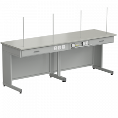 Стол демонстрационный с электрикой 2400*750*900 ЛС СМ