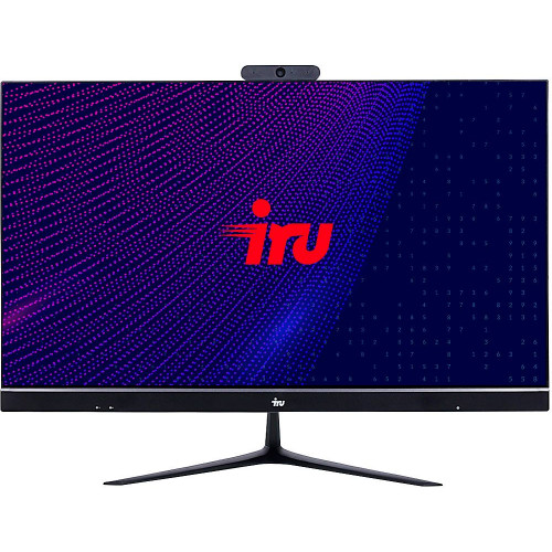 Моноблок iRU Office P2310H4, 23.8", Intel Celeron G5905, 4ГБ, 120ГБ SSD, Intel UHD Graphics 610, Windows 10 Professional, черный