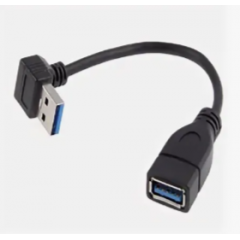 Переходник USB 3.0 A(m) угловой USB 3.0 A(f) 0.33м