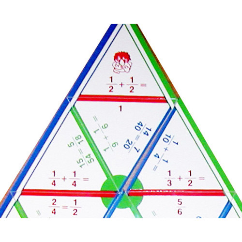 Пирамида математическая "Сложение" (серия "Дроби")