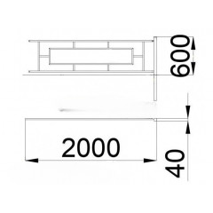 Ограждение газонное 2000х600 ХИТ