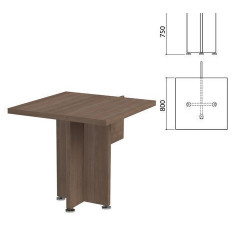 Стол приставной "Приоритет", 800х800х750 мм, гарбо (КОМПЛЕКТ)