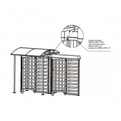 Ограждение полноростовое PERCo-RF01 0-02