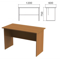 Стол письменный "Монолит", 1200х600х750 мм, цвет орех гварнери, СМ21.3