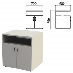 Тумба для оргтехники 1000х500х750 мм, КЛЕН