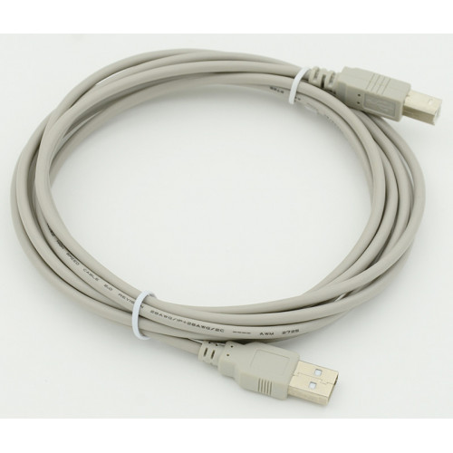 Кабель USB A(m) USB B(m) 5м серый