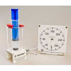 Прибор для изучения газовых законов (с манометром) 260х270х110 мм