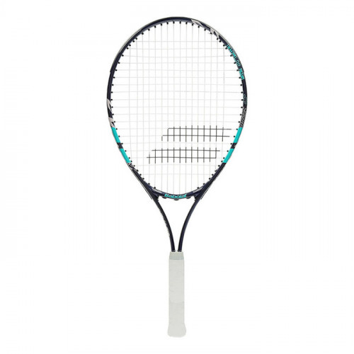 Ракетка для большого тенниса BABOLAT B`FLY 23 Gr000, для 7-9лет, алюминий,со струнами,фиолет-бирюз