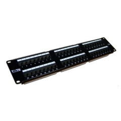 Патч-панель Lanmaster TWT-PP48UTP 19" 2U 48xRJ45 кат.5e UTP