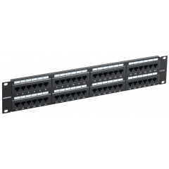 Патч-панель ITK PP48-2UC5EU-K05-G 19" 2U 48xRJ45 кат.5e UTP