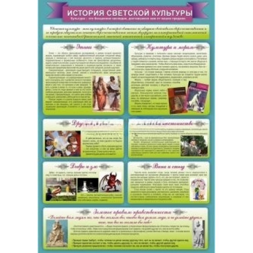 Стенд "История светской культуры"