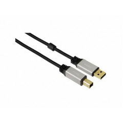 Кабель Hama H-53742 00053742 USB A(m) USB B(m) 1.8м феррит.кольца