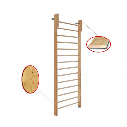 Детская стенка гимнастическая 1800х700 (массив.сосна)