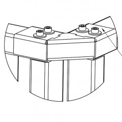 Ограждение полноростовое PERCo-RF01 0-04