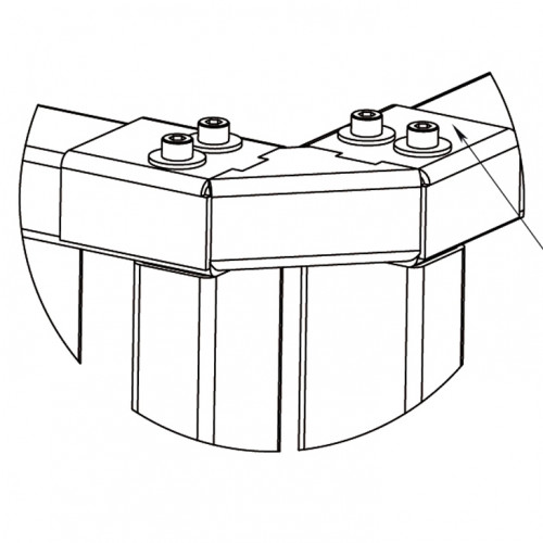 Ограждение полноростовое PERCo-RF01 0-04