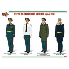 Плакаты Военная форма одежды (22 шт., 29.5х21 см)