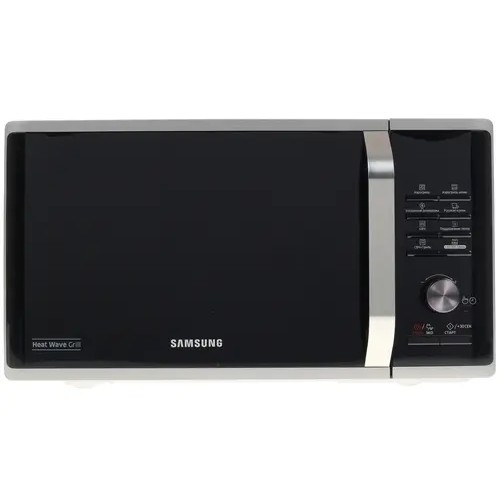 Микроволновая печь Samsung MG23K3575AS/BW, 800Вт, 23л, черный /серебристый