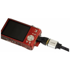 Адаптер аудио-видео Hama H-39861 mini-HDMI (m)/HDMI (f) Позолоченные контакты черный (00039861)