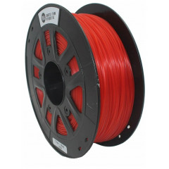 PLA пластик 1,75 SolidFilament прозрачный красный 1 кг