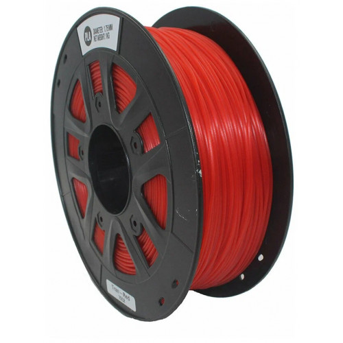 PLA пластик 1,75 SolidFilament прозрачный красный 1 кг