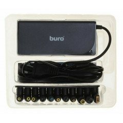 Блок питания Buro BUM-0221B90 автоматический 90W 18.5V-20V 11-connectors 4.5A 1xUSB 2.4A от бытовой электросети LED индикатор