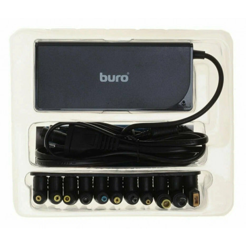 Блок питания Buro BUM-0221B90 автоматический 90W 18.5V-20V 11-connectors 4.5A 1xUSB 2.4A от бытовой электросети LED индикатор