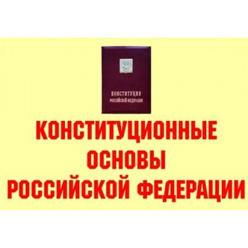 Плакаты Конституционные основы РФ - 11 шт., формат А-3