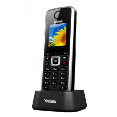 YEALINK W52H DECT Беспроводной телефон (трубка), HD звук, до 5 аккаунтов, цветной LCD-дисплей 1.8", поддержка PoE