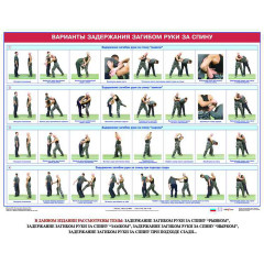 Плакаты Боевые приемы борьбы (Приказ МВД РФ № 412-96; № 510-01) (8 л. 100х70)
