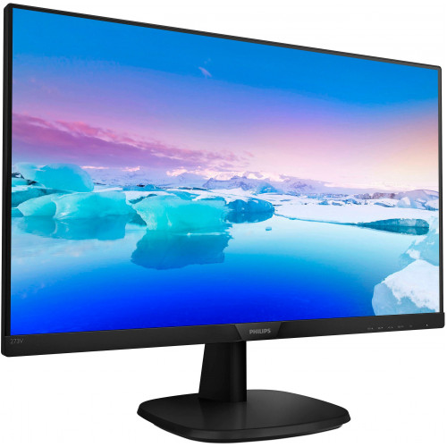 Монитор Philips 23.8 243V7QDSB (00/01) черный IPS LED 16:9 DVI HDMI матовая 250cd 1920x1080 D-Sub FHD 3.5кг