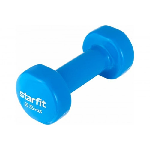 Гантель виниловая STARFIT DB-101 2,5 кг