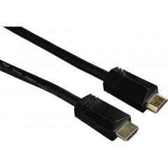 Кабель аудио-видео Hama High Speed HDMI (m)/HDMI (m) 5м. Позолоченные контакты черный 3зв 