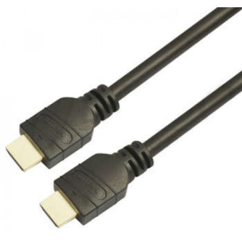 Кабель аудио-видео LAZSO WH-111 HDMI (m)/HDMI (m) 35м. Позолоченные контакты черный (WH-111(35M))