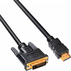 Кабель Buro HDMI-19M-DVI-D-10M HDMI (m) DVI-D (m) 10м феррит.кольца черный