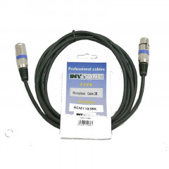 Кабели микрофонные XLR-XLR INVOTONE ACM1103/BK