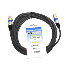 Кабели микрофонные XLR-XLR INVOTONE ACM1115/BK