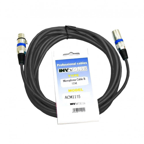 Кабели микрофонные XLR-XLR INVOTONE ACM1115/BK