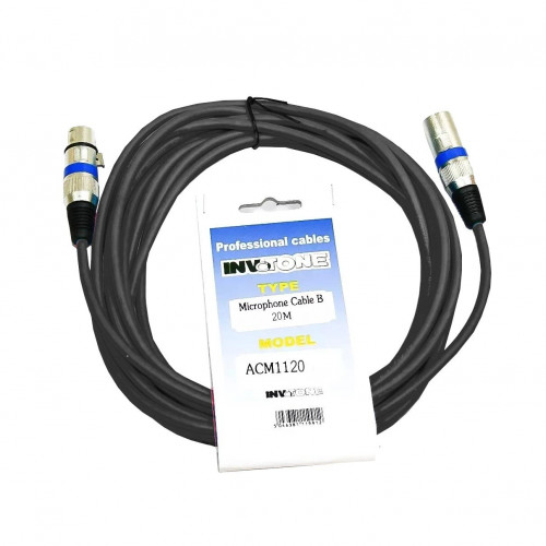 Кабели микрофонные XLR-XLR INVOTONE ACM1120/BK