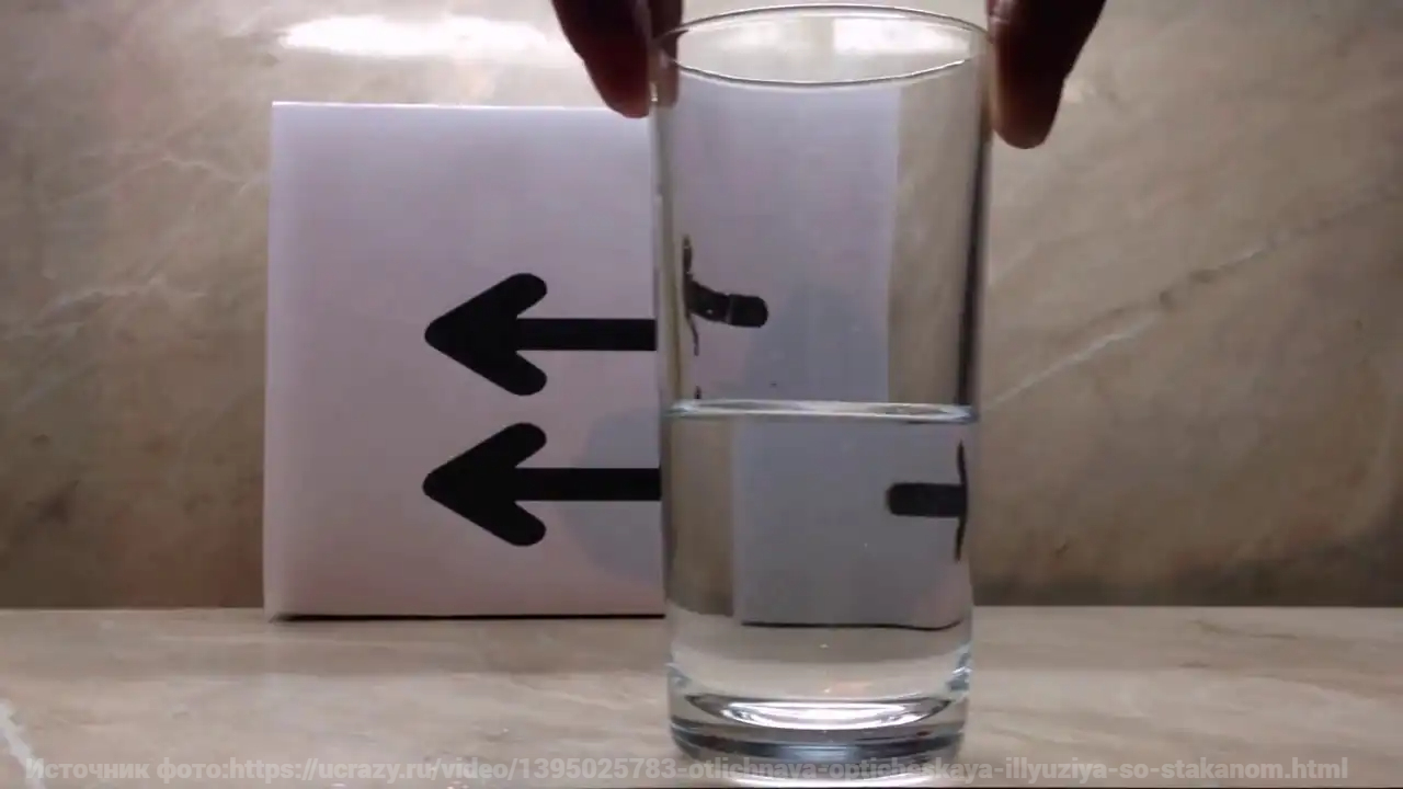 Опыт со стрелкой и водой. Вывод эксперимента с водой. Перевернуть 3 стакана. Переливной стакан. Иллюзия стакан с водой.